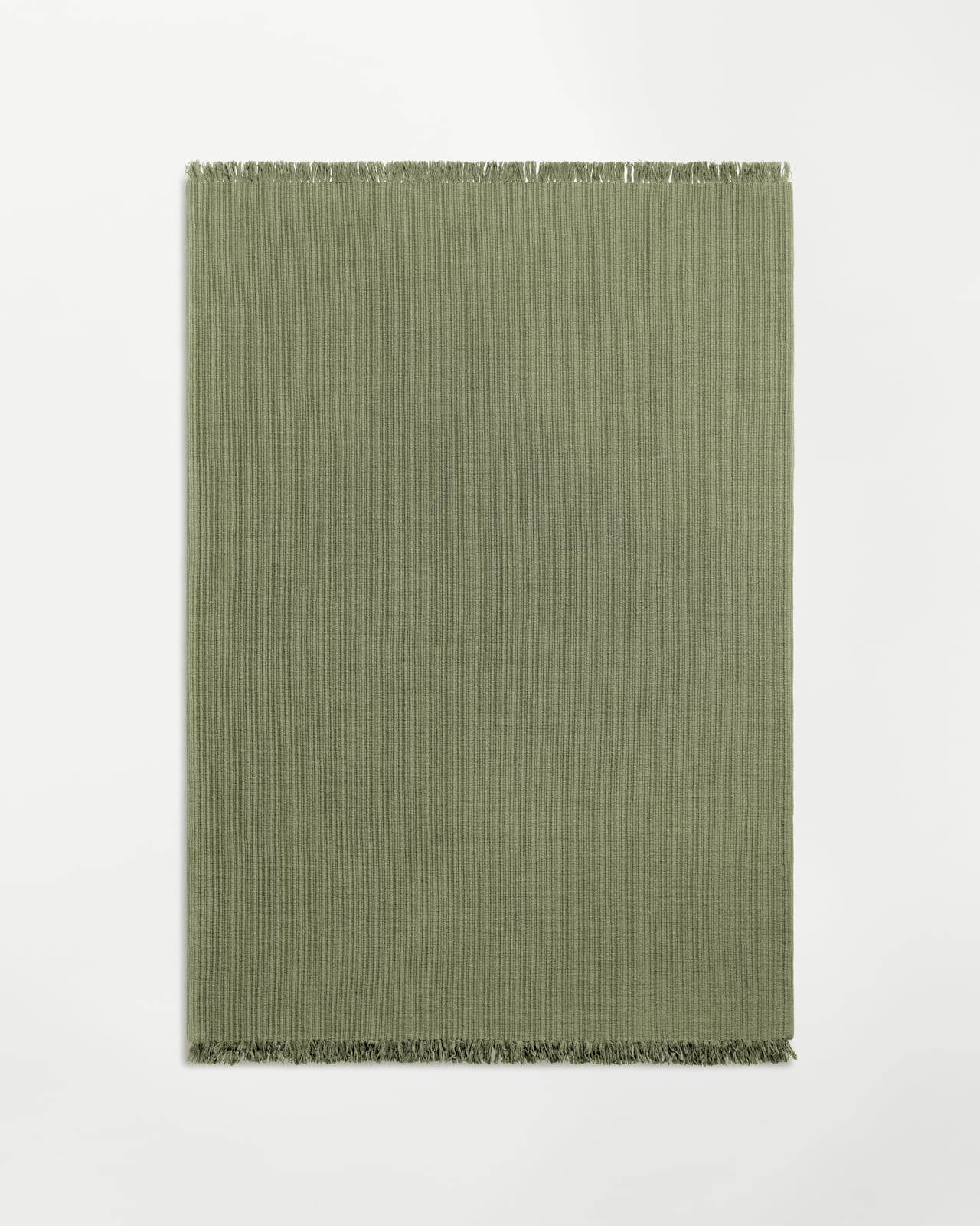 Nordic Knots, Wool Rugs, Contour – Khaki Green