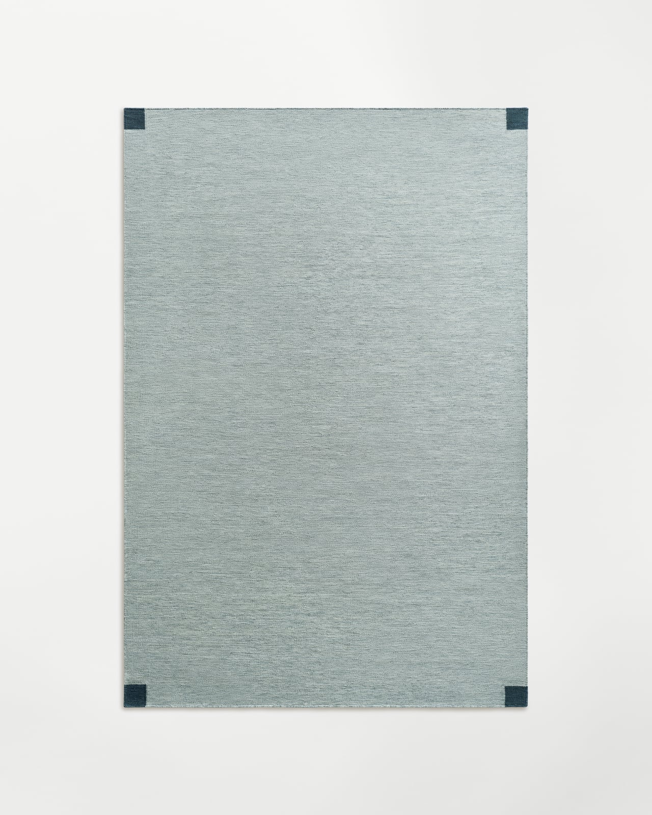 Nordic Knots, Wool Rugs, Tradition Solid – Blue