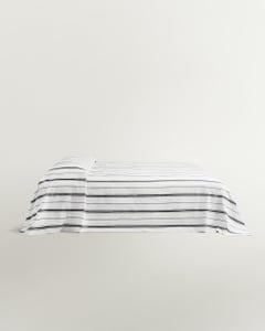 Triple Stripe – Dusty White/Black