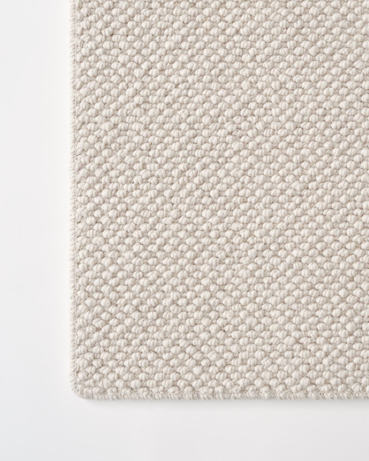 Nordic Knots, Wool Custom Size Rugs, Tundra – Cream Mix