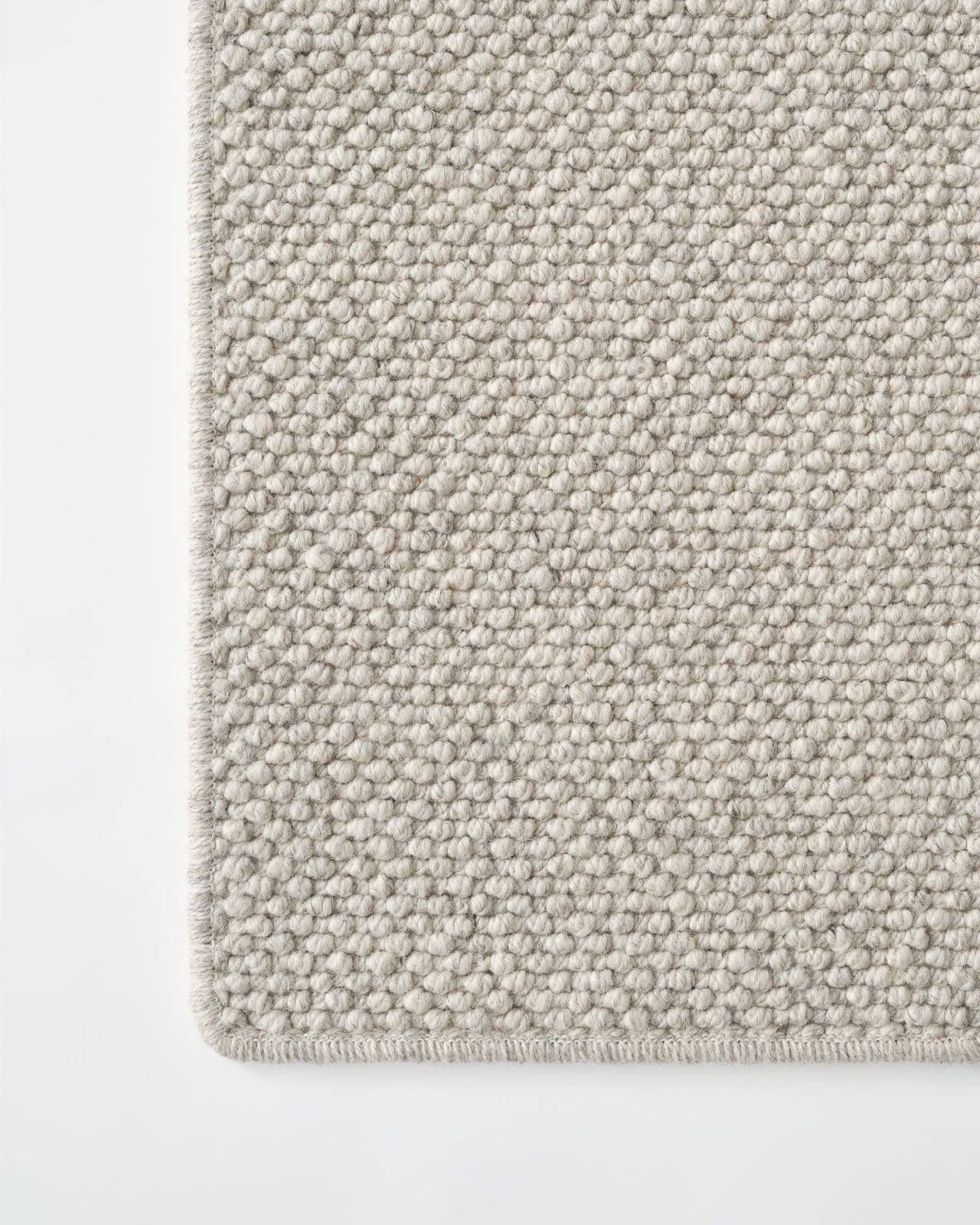 Nordic Knots, Wolle Maßgefertigte Teppiche, Tundra – Gray Mix
