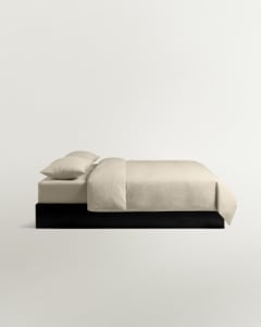 Linen Blend Sheet Set (5 pcs) – Pale Sand
