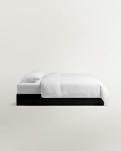 Linen Blend Sheet Set (5 pcs) – Crisp White
