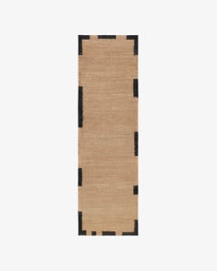 Jute Edge Runner – Black