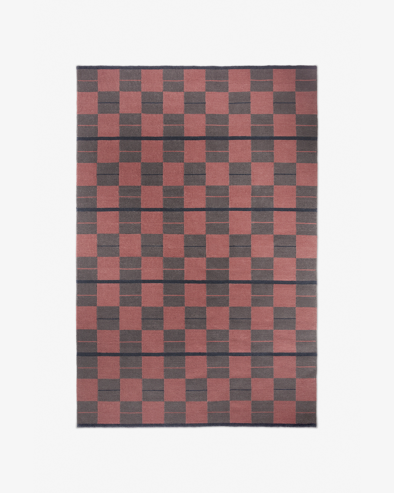 Nordic Knots, Wool Rugs, Båstad – Red
