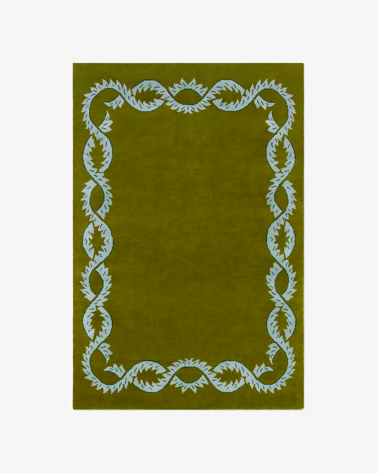 Nordic Knots, Wool Rugs, Climbing Vine – Olive