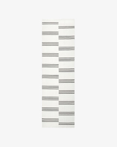Stripes Runner – Cream/Black
