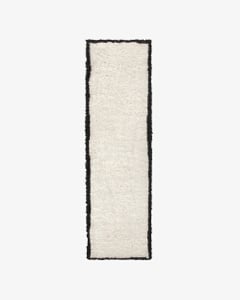 Shaggy Runner – Cream/Black