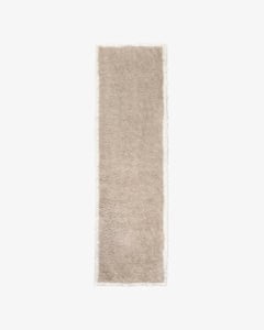 Shaggy Runner – Sand/Cream