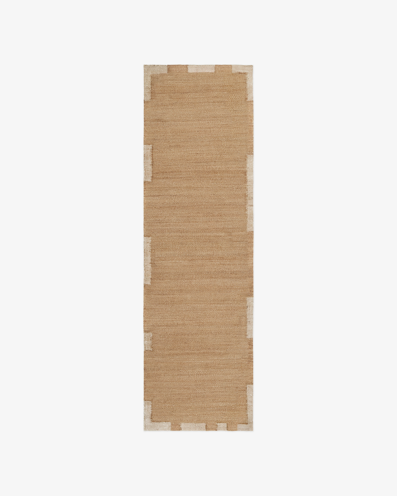 Nordic Knots, Jute Rugs, Jute Edge Runner – Cream