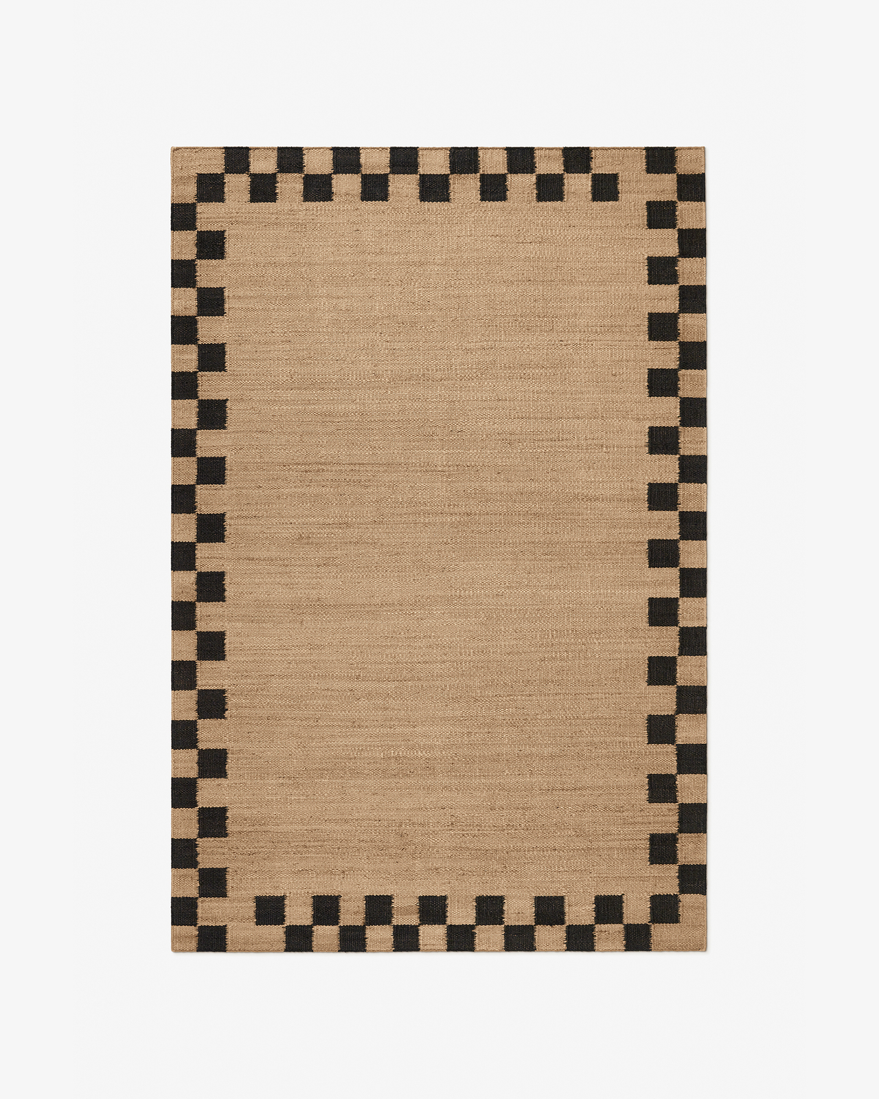 Nordic Knots, Jute Rugs, Jute Border – Black