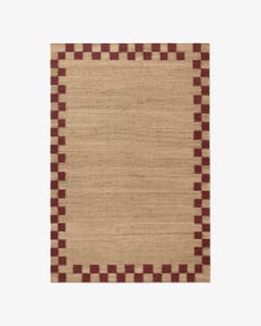 Jute Border – Red