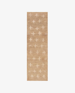 Jute Cross Runner – Cream