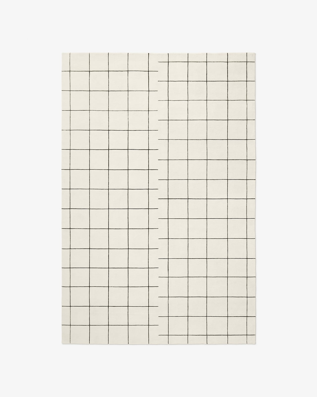 Nordic Knots, Laine Tapis, Grid – Dusty White/Black