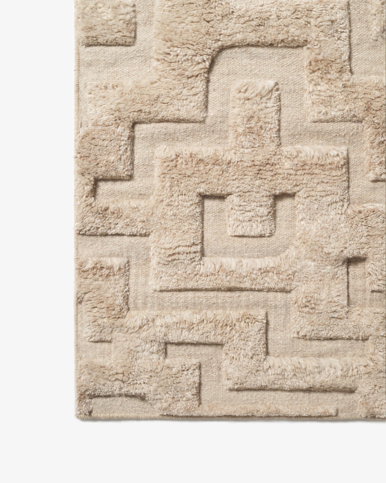 Nordic Knots, Laine Tapis Sur Mesure, Boho – Sand Mix