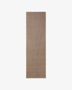 Jute Herringbone Runner – Natural/Brown