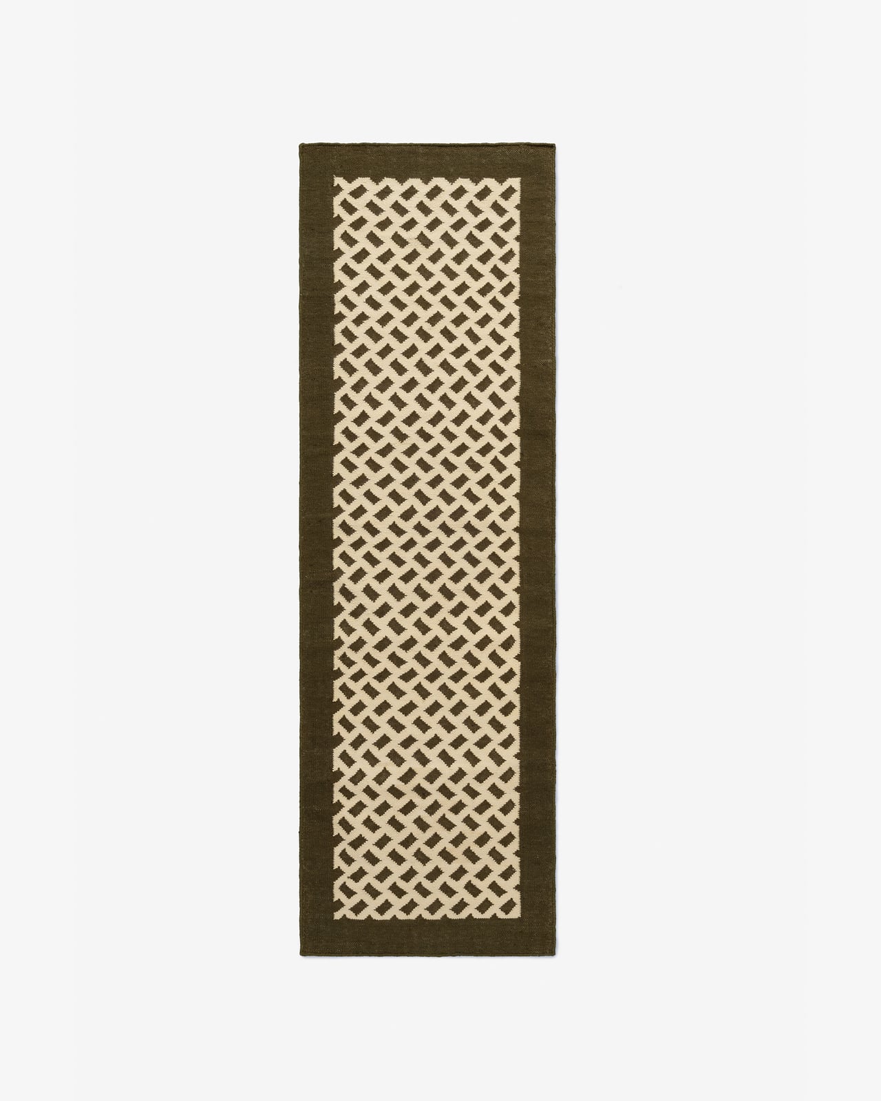 Nordic Knots, Laine Tapis, Orleans Runner – Beige/Green