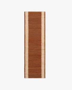 Jute Stripes Runner – Red