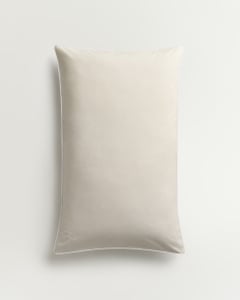 Percale Pillow Case (Set of 2) – Sand/White