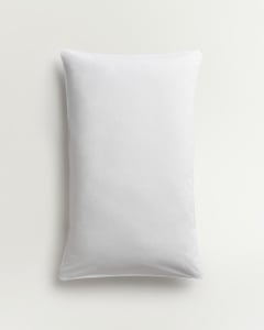 Percale Pillow Case (Set of 2) – Crisp White/White