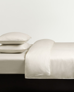 Sateen Duvet Cover Set (3 pcs) – Sand
