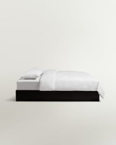 Percale Sheet Set (5 pcs) – Crisp White/White